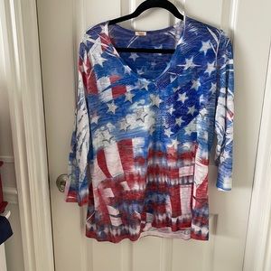 A lightweight, patriotic tee.